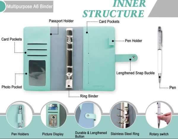 Budget Binder with Zipper Envelopes For Cheap