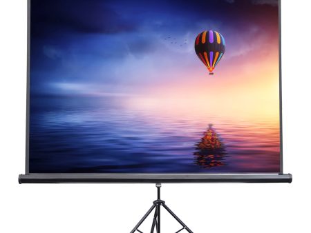 100  Portable Tripod Projector Screen 4:3 Online