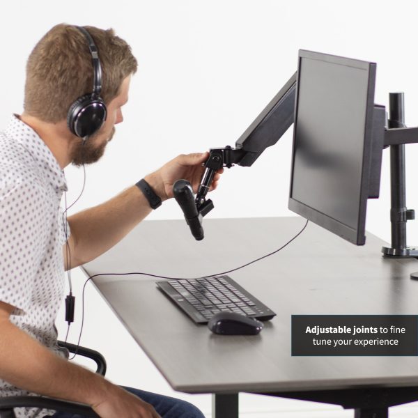 Pneumatic Arm Microphone Desk Mount For Discount