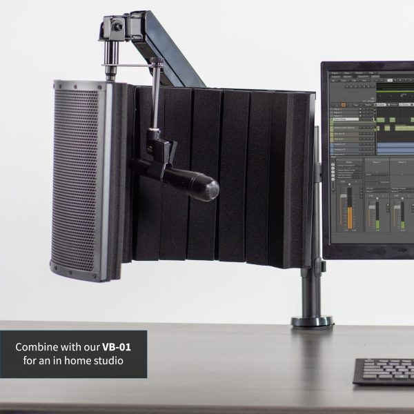 Pneumatic Arm Microphone Desk Mount For Discount