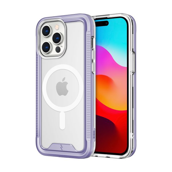 ZIZO ION Series with Magsafe iPhone 15 Pro Max Case - Purple Sale