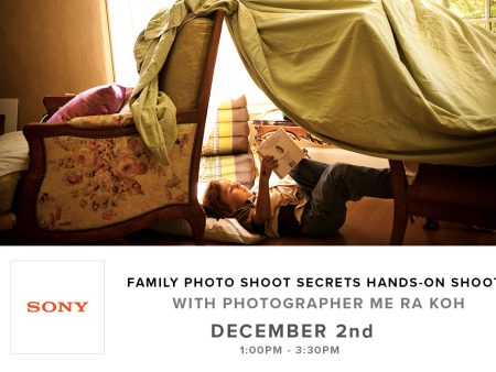 Family Photo Shoot Secrets Hands-On Shoot with Me Ra Koh (December 2nd) Online now