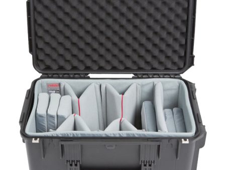 SKB iSeries 2213-12 Case with Think Tank Design Video Dividers & Lid Organizer (Black) For Sale