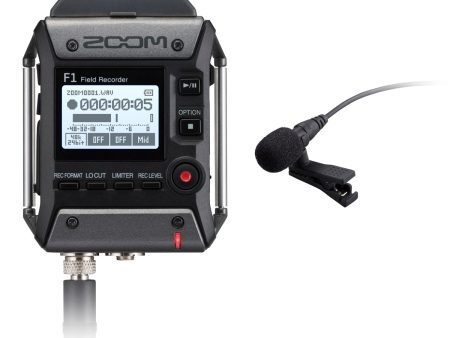 Zoom F1-LP Field Recorder + Lavalier Mic Online Hot Sale