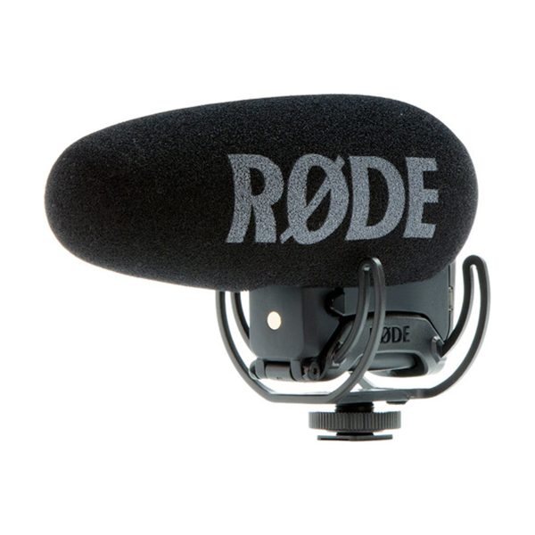 RODE VideoMic Pro+ Directional On-Camera Microphone with Rycote Lyre Suspension Mount and LB-1 Battery on Sale