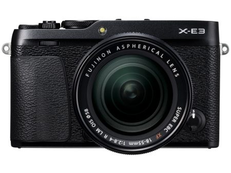 Fujifilm X-E3 Digital Camera w XF 18-55mm Lens Kit (Black) For Discount