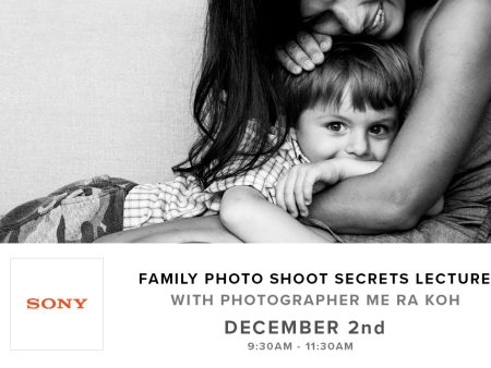 Family Photo Shoot Secrets Lecture with Me Ra Koh (December 2nd) Supply