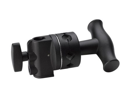 Kupo 2-1 2  Grip Head with Big Handle (Black) For Sale