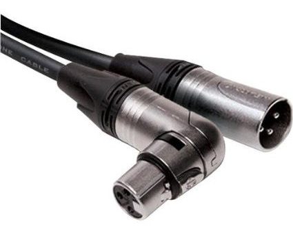 Hosa Neutrik 15  Right Angle XLR Male to Female Cable Cheap